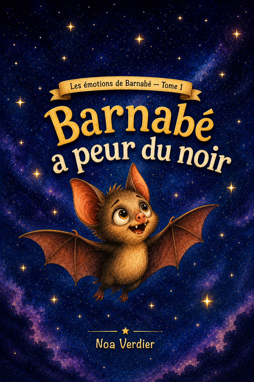Couverture de Barnabé a peur du noir, par Noa Verdier